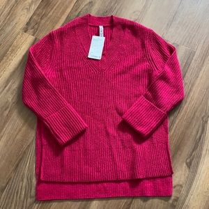 Athleta Shasta V Neck Sweater